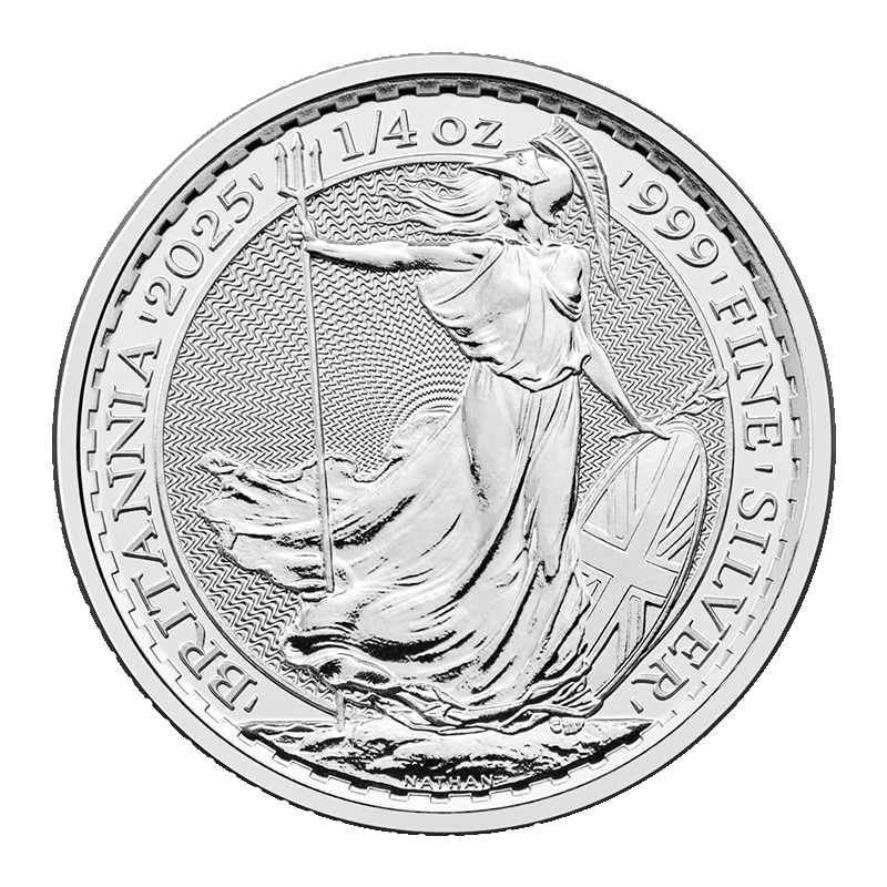 Image for 1/4 oz Silver Britannia Coin (2025) from TD Precious Metals